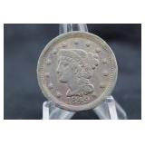 1849 Braided Hair Large Cent