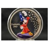 1oz .999 Pure Silver Mickey Mouse Round
