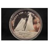 5oz .999 Pure Silver Americas Cup Round