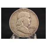 1952-D Silver Franklin Half Dollar