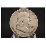 1953-D Silver Franklin Half Dollar