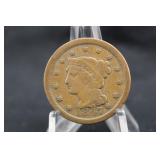 1847 Braided Hair Large Cent
