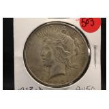 1923-D Silver Peace Dollar