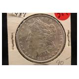 1887 Silver Morgan Dollar