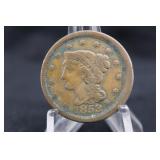 1853 Braided Hair Large Cent