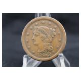 1853 Braided Hair Large Cent