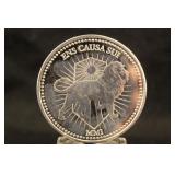 1oz .999 Pure Silver Round