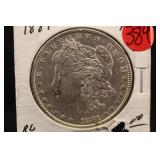 1881 Silver Morgan Dollar