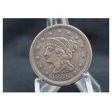 1856 Braided Hair Large Cent