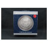 60.50grams .999 Fine Silver 1758 Pillar Dollar