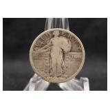 Silver Standing Liberty Quarter