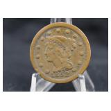 1852 Braided Hair Large Cent