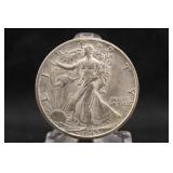1945-D Walking Liberty Silver Half Dollar