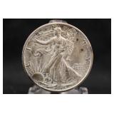 1945-D Walking Liberty Silver Half Dollar