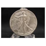 1945-D Walking Liberty Silver Half Dollar