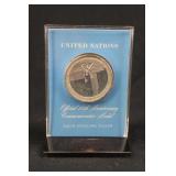 United Nations 1oz .925 Silver Medal