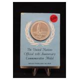 .925 Silver United Nations 25th Ann Medal