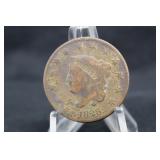 1828 Braided Hair Large Cent