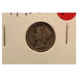 1942 Silver Mercury Dime