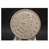 1966 Mexico 1 Peso Silver Coin