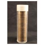 Roll of 50 Lincoln Head Wheat Pennies