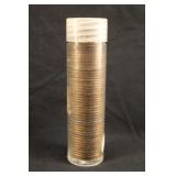 Roll of 50 Lincoln Head Wheat Pennies