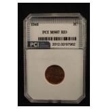 1946 Certified Lincoln Wheat Cent