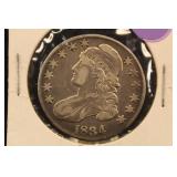 1834 Silver Capped Bust Half Dollar
