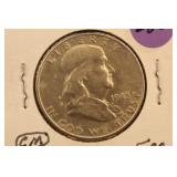 1948-D Silver Franklin Half Dollar