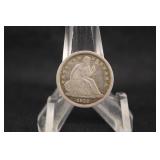 1838 Silver Seated Liberty Half Dime