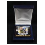U.S Mint Defenders of Freedom Silver Dollar