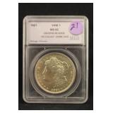 1921 Certified Morgan Silver Dollar