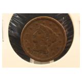 1850 Braided Hair Large Cent