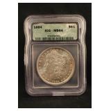 1884 MS64 Certified Morgan Silver Dollar
