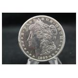 1886-S Morgan Silver Dollar AU/BU