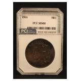 1924 Certified U.S. Silver Peace Dollar