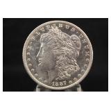 1887-S Silver Morgan Dollar