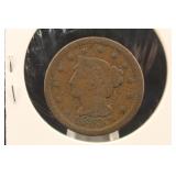 1853 Braided Hair Large Cent