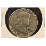 1963-D Silver Franklin Half Dollar