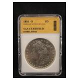 1881-O Certified Morgan Silver Dollar