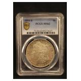1880-S MS62 Morgan Silver Dollar Certified