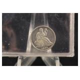 1837 Silver Seated Liberty Half Dime