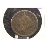 1850 Braided Hair Large Cent