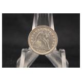 1850 Silver Seated Liberty Dime