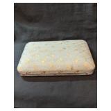 Vintage Fabric Covered Jewelry Box