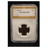 1927-D Certified Lincoln Wheat Cent