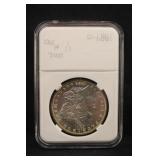 1884-O UNC Super Toned Morgan Silver Dollar