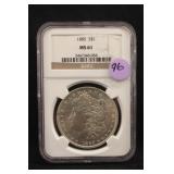 1885 MS61 Morgan Silver Dollar