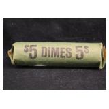 Roll of Roosevelt Dimes