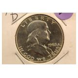 1963-D Silver Franklin Half Dollar